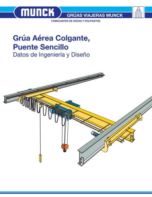 Catálogo Grúa Aérea Colgante Puente Sencillo